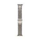 Wisecase Stainless Steel Watch Band for Apple Watch 42/44/45/49mm Silver