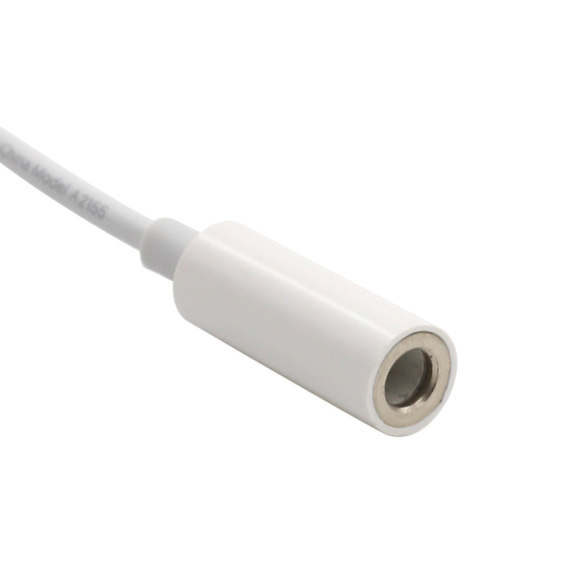 Doormoon USB-C to Headphone Jack Adapter White