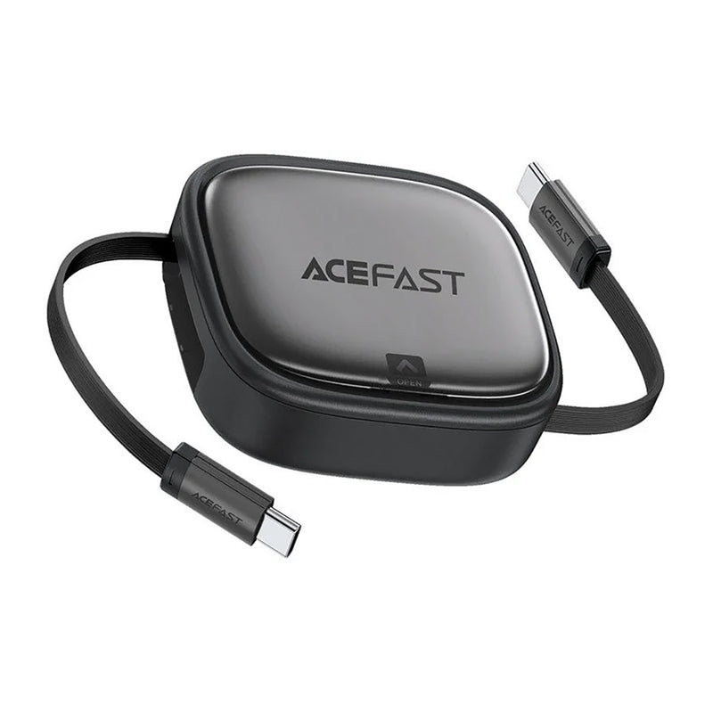 Acefast J3 Multifunctional Travel Set with Retractable Charging Data Cable Black
