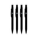 Wisecase Stylus with ball Pen Black-4Pcs (New Package)