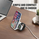 WST PT98A 3 in 1 10000mAh Magsafe Power Bank with Base White