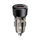 Acefast B12 60W (USB-A+USB-C) Dual-Port Car Charger Black