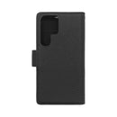 Wisecase Samsung Galaxy S25 Ultra Deluxe Wallet Folio Black