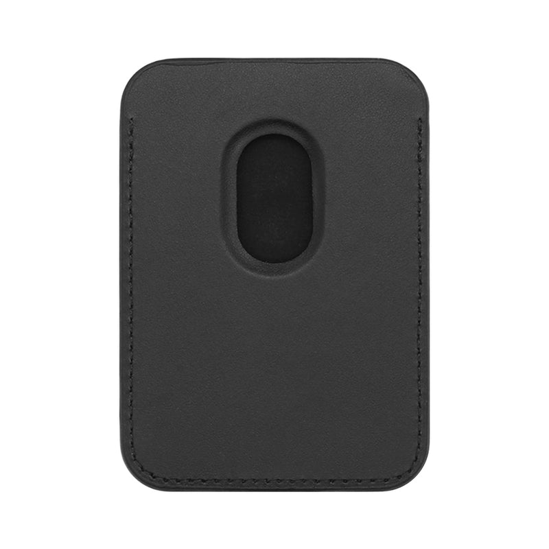 Popsnap PU Card Wallet Magsafe With Air Socket Stand Black