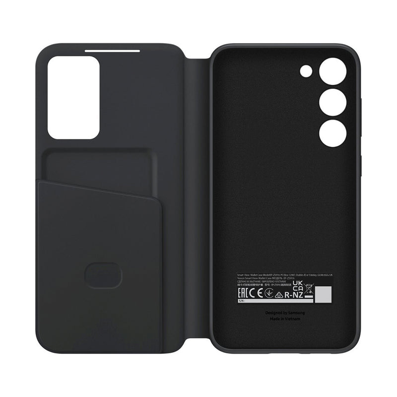 Samsung Smart Clear View Wallet Case for Galaxy S23 Black