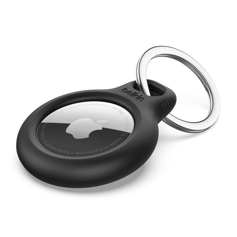 Belkin Secure Holder with Key Ring For AirTag Black