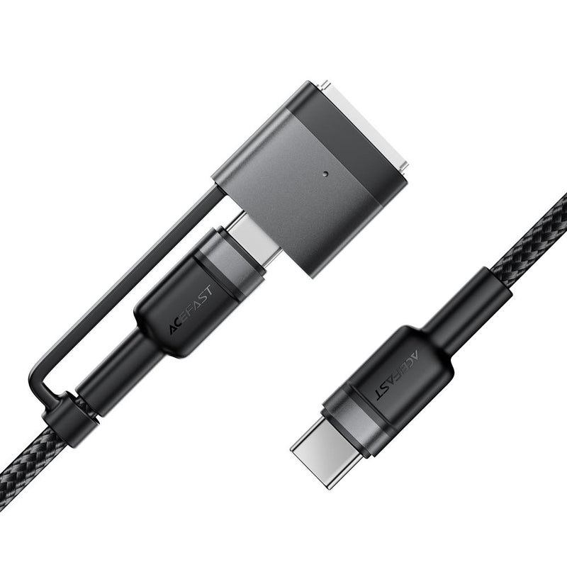 Acefast C22-05 USB-C to USB-C Magnetic Aluminum Alloy Charging Data Cable 1.2m Black