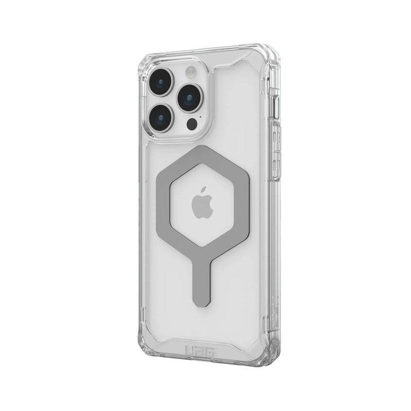 UAG Plyo MagSafe Case for iPhone 15 Pro Max Ice/Silver