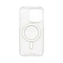 Wisecase iPhone 15 Pro Tough Gel Magsafe Clear+Green