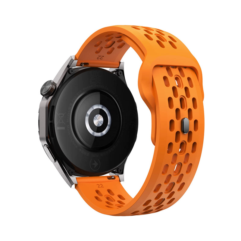 Machino MC-SM002 Silicone Watch Strap for Galaxy Watch 7 40/44mm Orange