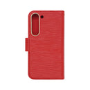 Wisecase Samsung Galaxy S23 Deluxe Wallet Folio Red