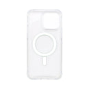 Wisecase iPhone 15 ProMax Tough Gel Magsafe Clear+Green