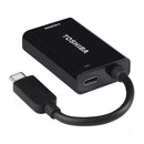 TOSHIBA USB-C TO HDMI WITH PD CHARGING Black