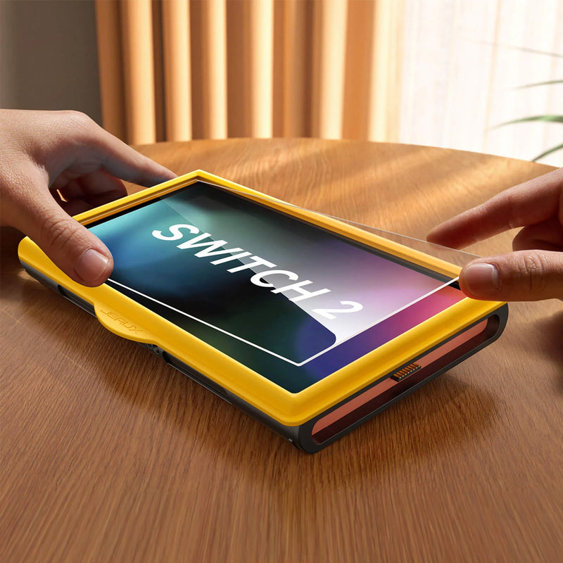 JSAUX HD Tempered Glass Screen Protector for Switch 2（2 PACK)