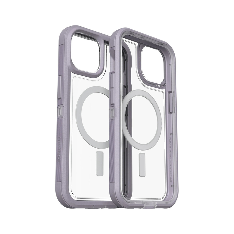 Otterbox Defender XT Clear MagSafe Case For iPhone 13/14 6.1 - Lavender Sky