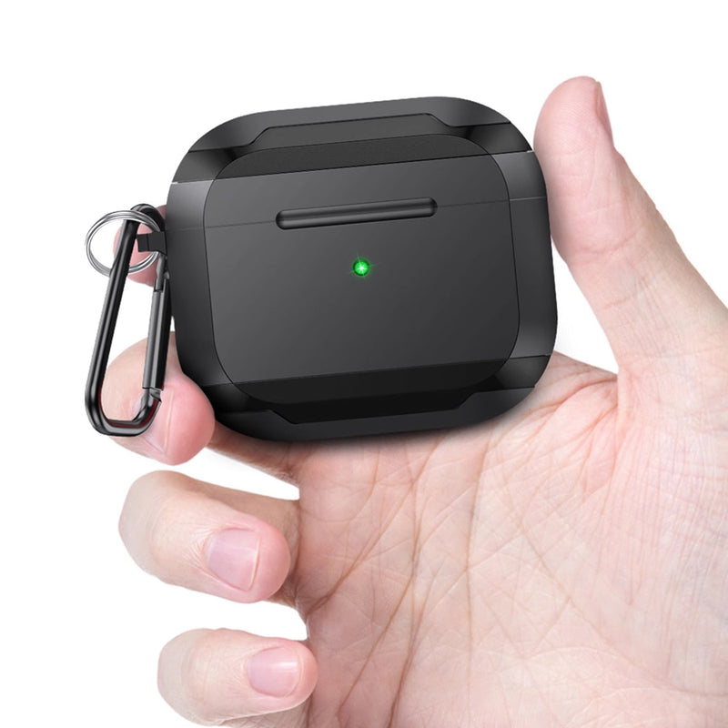 Wisecase Protective Airpod Case for AirPods Pro3 Black+Black