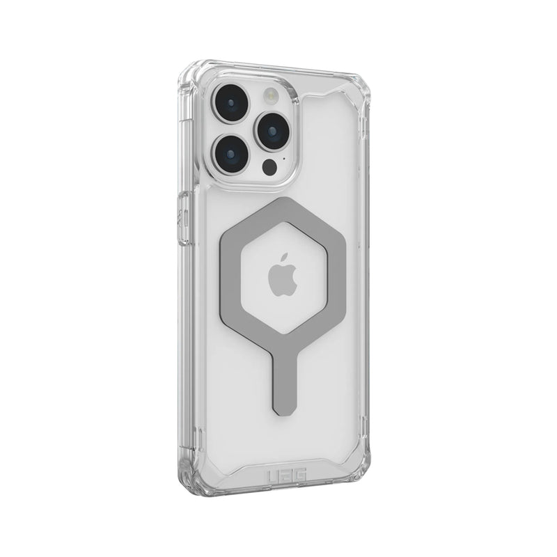 UAG Plyo MagSafe Case for iPhone 15 Pro Max Ice/Silver