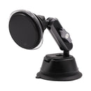 Wisecase WH03S-S40/S00 15W Qi2 MagSafe Car Phone Holder With Suction Mount & Adjustable Arm Black