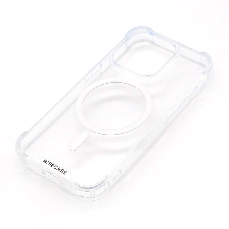 Wisecase iPhone 15 Pro Tough Gel Magsafe Clear