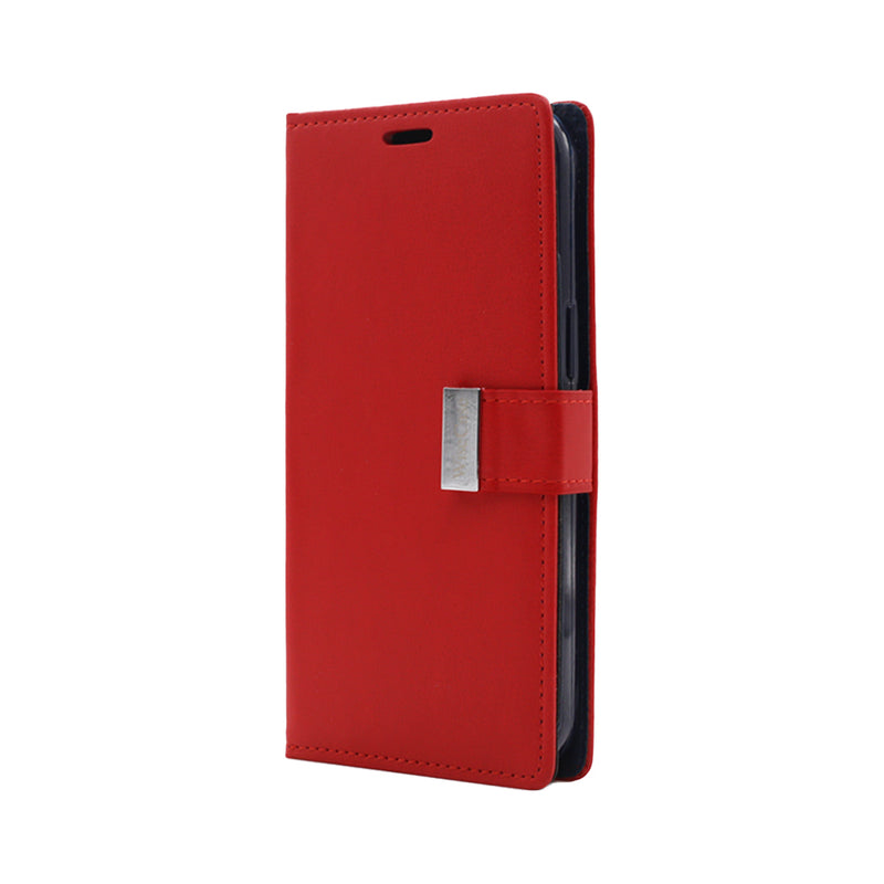 Wisecase iPhone 15 Pro Max Pocket Diary Wallet Red
