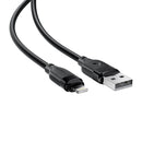 Acefast C16-02 TPU charging data cable USB-A to Lightning 1.2m Black