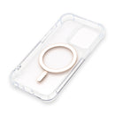 Wisecase iPhone 15 Pro Tough Gel Magsafe Clear+Orange