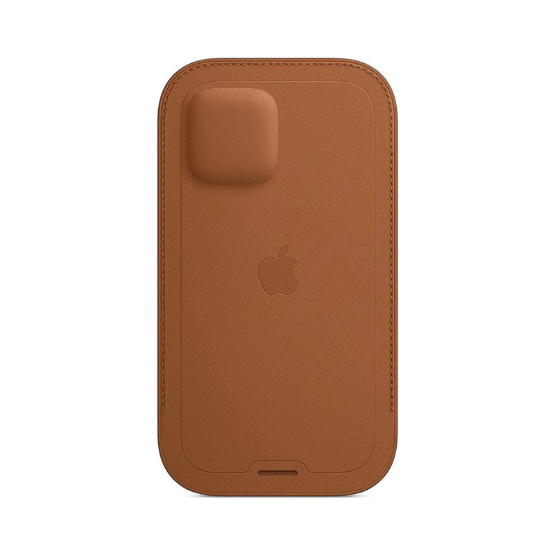 Apple iPhone 12 /Pro Leather sleeve Saddle Brown