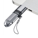 Acefast J8 USB-C to USB-A Adapter Metal Gray
