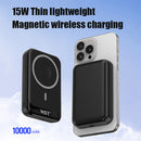 WST WL002 3-in-1 Design 10000mAh Power Bank with Magsafe Black