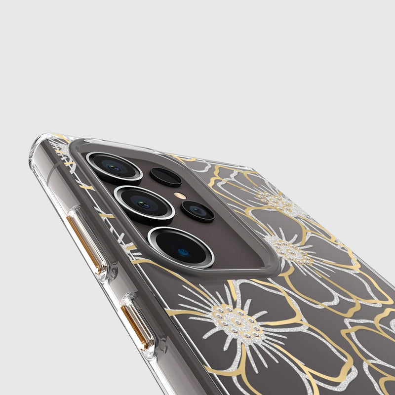 Case-Mate Floral Gems Case Antimicrobial/Recycled suits New Galaxy 2024 6.8 - S24Ultra Gold