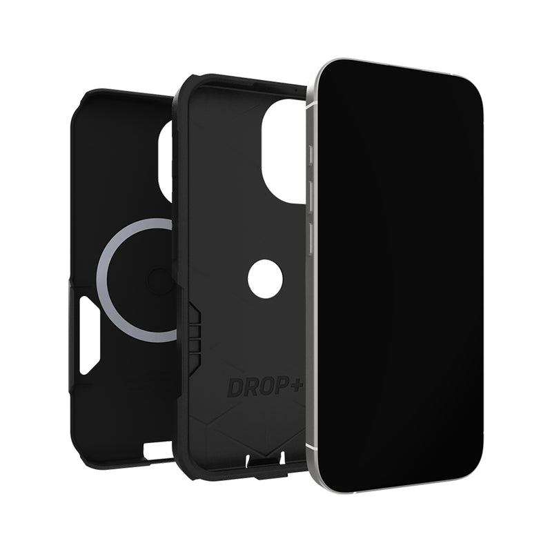 OtterBox Commuter case with Magnets & Cam Ctrl suits iPhone 17 - Black