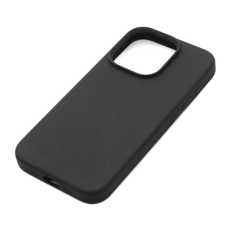Wisecase iPhone 15 Pro Magsafe Silicone Case Black
