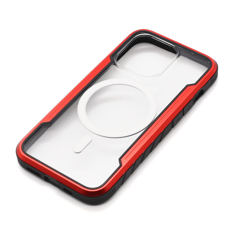 Wisecse iPhone 15 Pro One Shield Magsafe Red