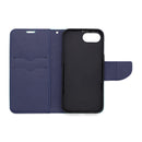 Wisecase iPhone 16e MERC Wallet Cyan+Dark Blue