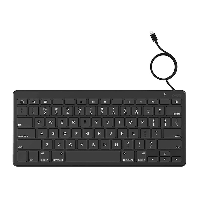 Zagg Universal Wired Keyboard suits Lightning - Black
