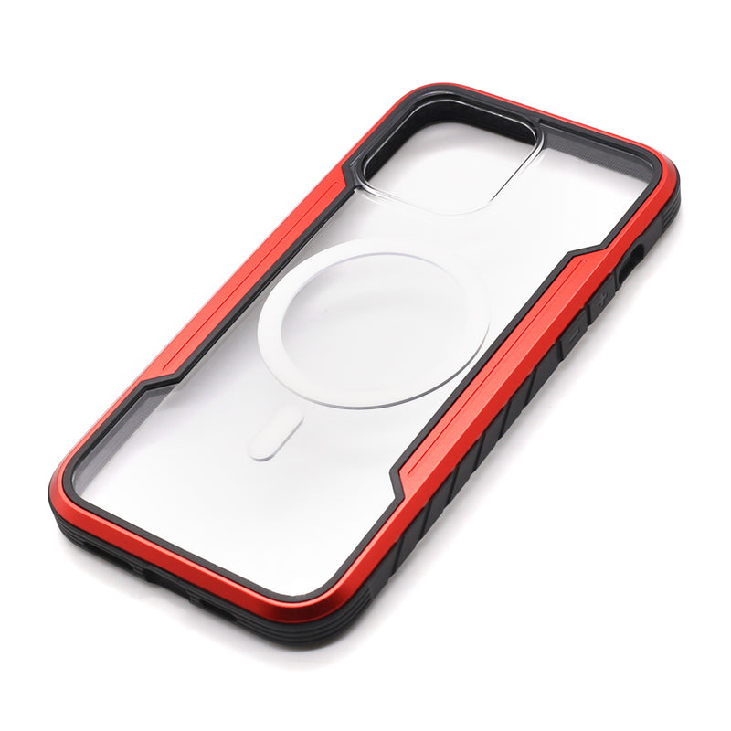 Wisecse iPhone 15 Pro Max One Shield Magsafe Red