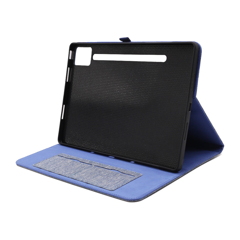 Wisecase Lenovo Tab Plus 12.7" MERC Folio Canvas Series Blue
