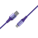 Wisecase 1M USB-C To USB-A Cable Purple