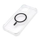 Wisecase iPhone 15 ProMax Tough Gel Magsafe Clear+Black