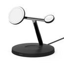 Belkin BoostCharge Pro 3-in-1 Wireless Charger with Official MagSafe Charging 15W Black