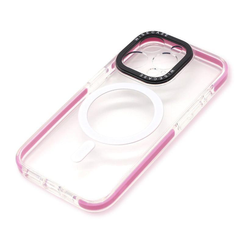 Wisecase iPhone 15 Pro Impact Magsafe Pink