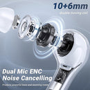 Acefast T8 Crystal color (2) Bluetooth earbuds white moon