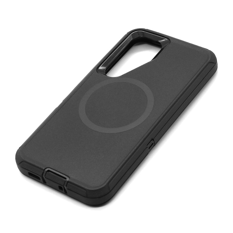 Wisecase Samsung Galaxy S25 Plus /S24 Plus Guardian with Magsafe Black+Black