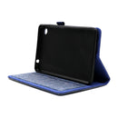 Wisecase Lenovo Tab M7 7 3rd MERC Folio Canvsa Series Blue