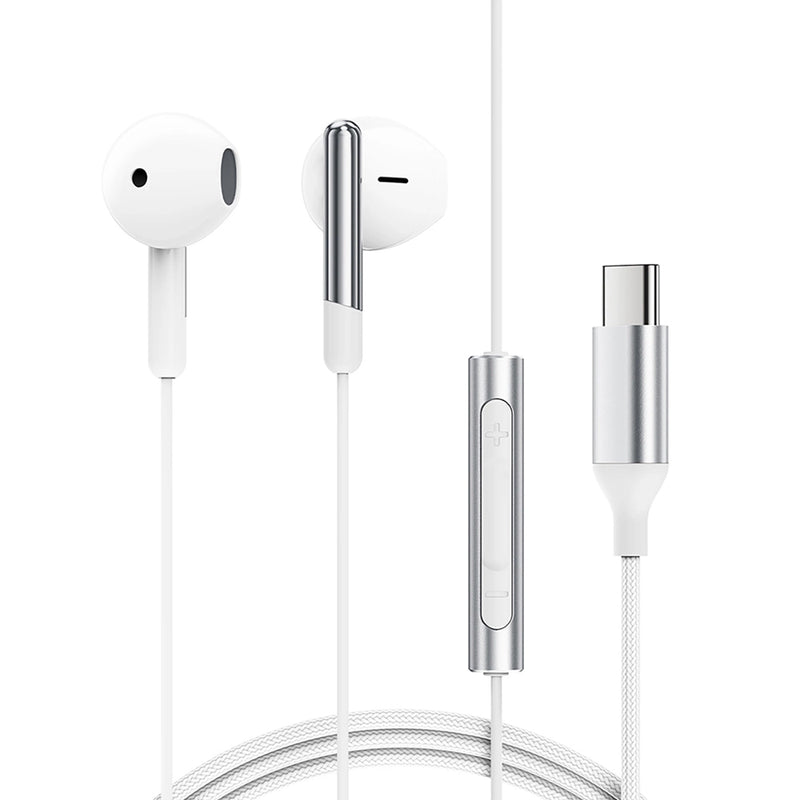 Acefast L3 USB-C Wired Earphones with Mic White