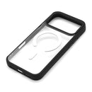 Love Tech iPhone 17 Pro Max Magnetic Case with Replaceable Back Panel+Magnetic Clear Back Panel Black