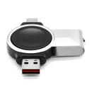 Doormoon Portable Galaxy Watch Charging Dongle Double-Side & Dual-Purpose Plug Black