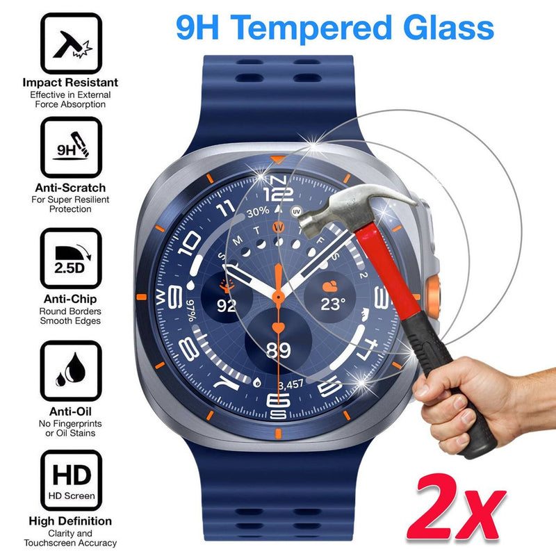 Doormoon Samsung Galaxy Watch Ultra 47mm (2025) Tempered Glass--2Pcs