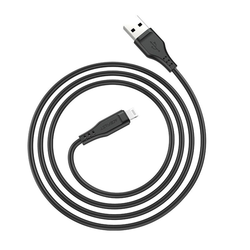 Acefast C3-02 USB-A to Lightning TPE charging data cable 1.2M white