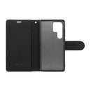 Wisecase Samsung Galaxy S25 Ultra Deluxe Wallet Folio Black